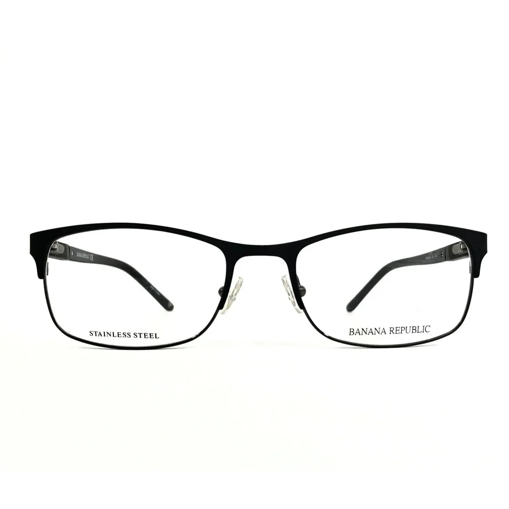 Banana Republic Eyeglasses Frames ROMAN/N 003 Black Gray Rectangle 54-19-145
